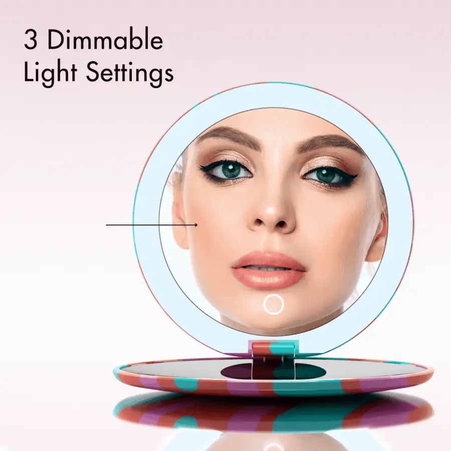 Espejo compacto LED