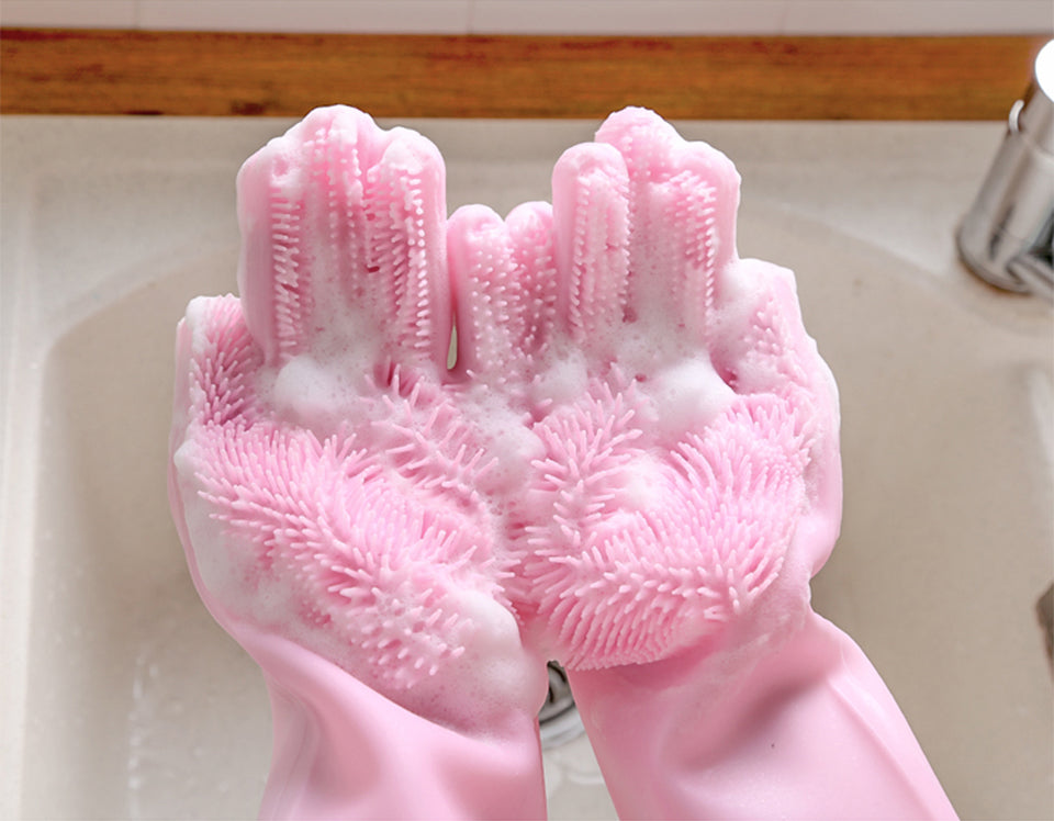 Guantes lavavajillas de Silicona 2X1