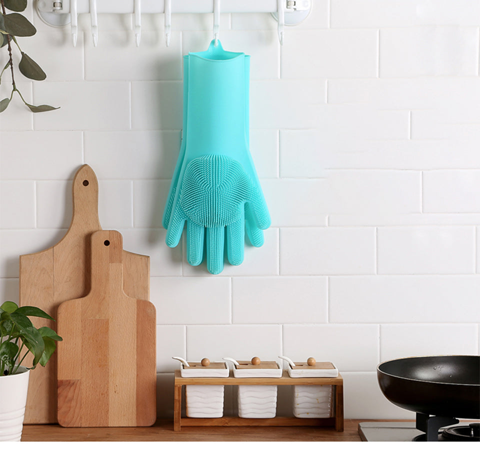 Guantes lavavajillas de Silicona 2X1